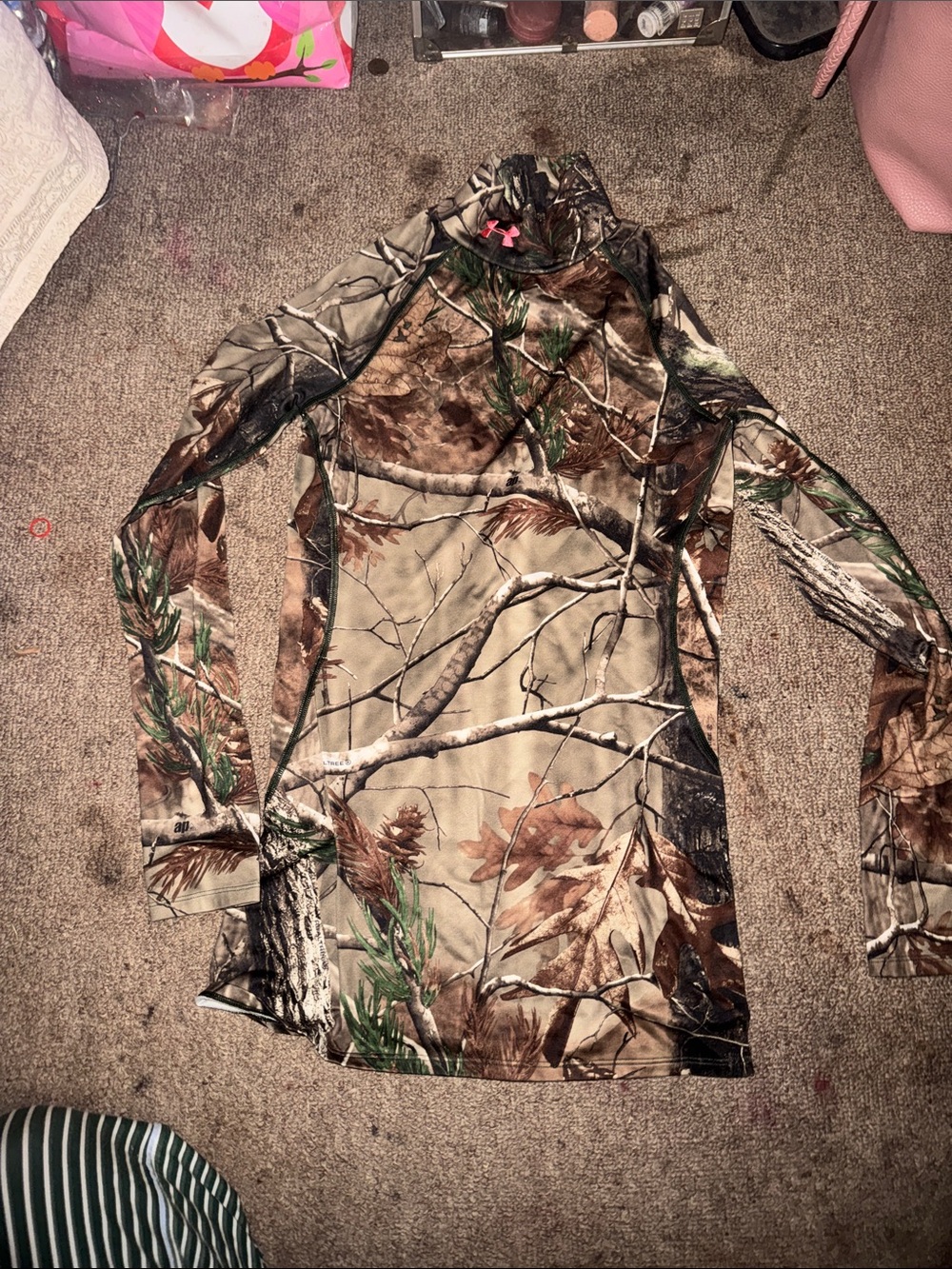 Under Armour Women’s Long Sleeve Camo Tee - Brown/Green/Tan